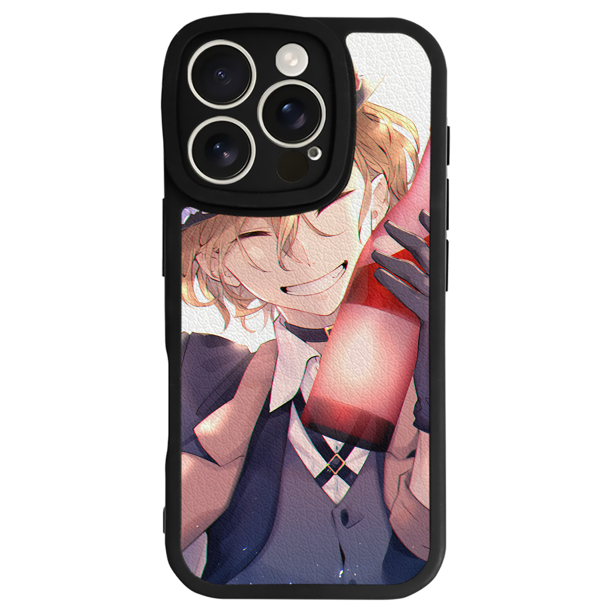 （画像用） 文豪ストレイドッグス Bungo Stray Dogs 【iPhone 16シリーズ対応】シリコンスマホケース（レザー調） 材質：シリコン